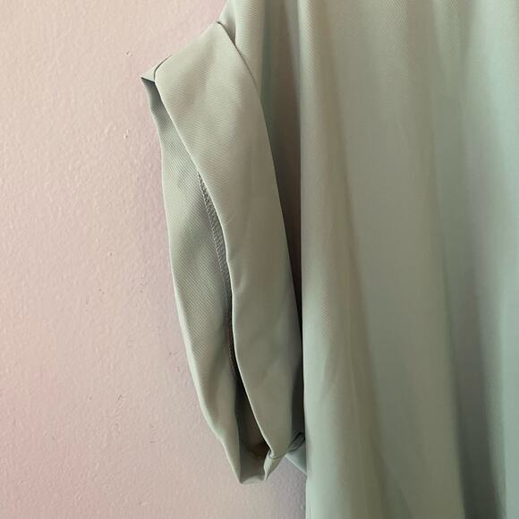 Amanda Uprichard Light Blue Short V-Neck Hera Mini Dress Women's size Medium - Picture 5 of 8